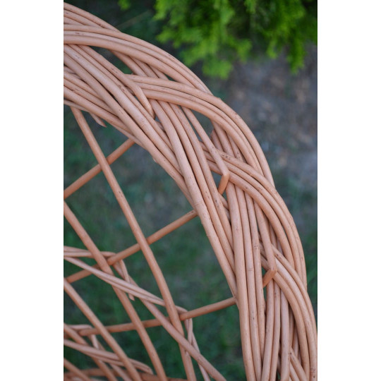 Scaun de grădină din răchită naturală