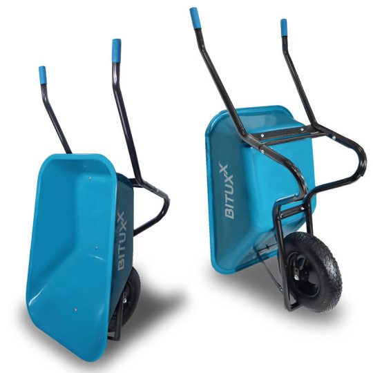 Roabă de grădină de culoare albastră 250 kg, 100L