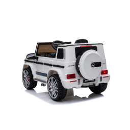 Mercedes G63 AMG SUV pentru copii, de culoare albă
