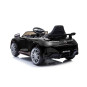 Mașinu electrică pentru copii de calitate Mercedes GTR, de culoare neagră.
