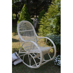 Scaun suspendat de grădină alb KING