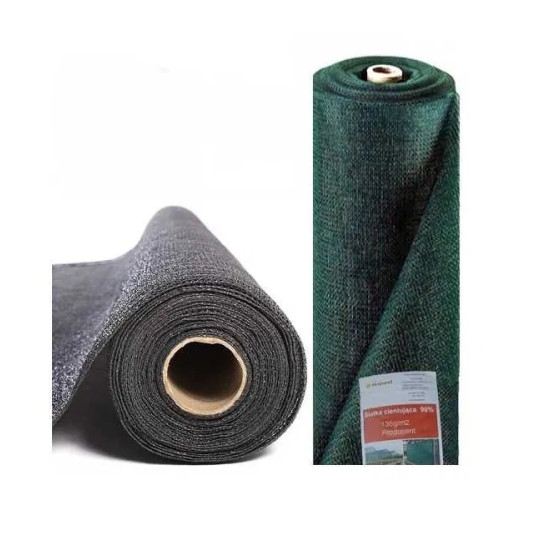 Rețea de umbrire cu 62% întunecare de culoare verde