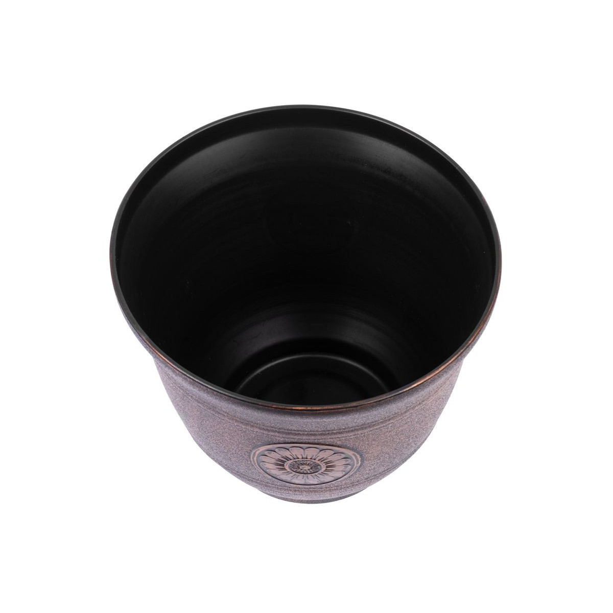 Oale de flori de calitate cu efect metalic, aspect cupru 25x30 cm