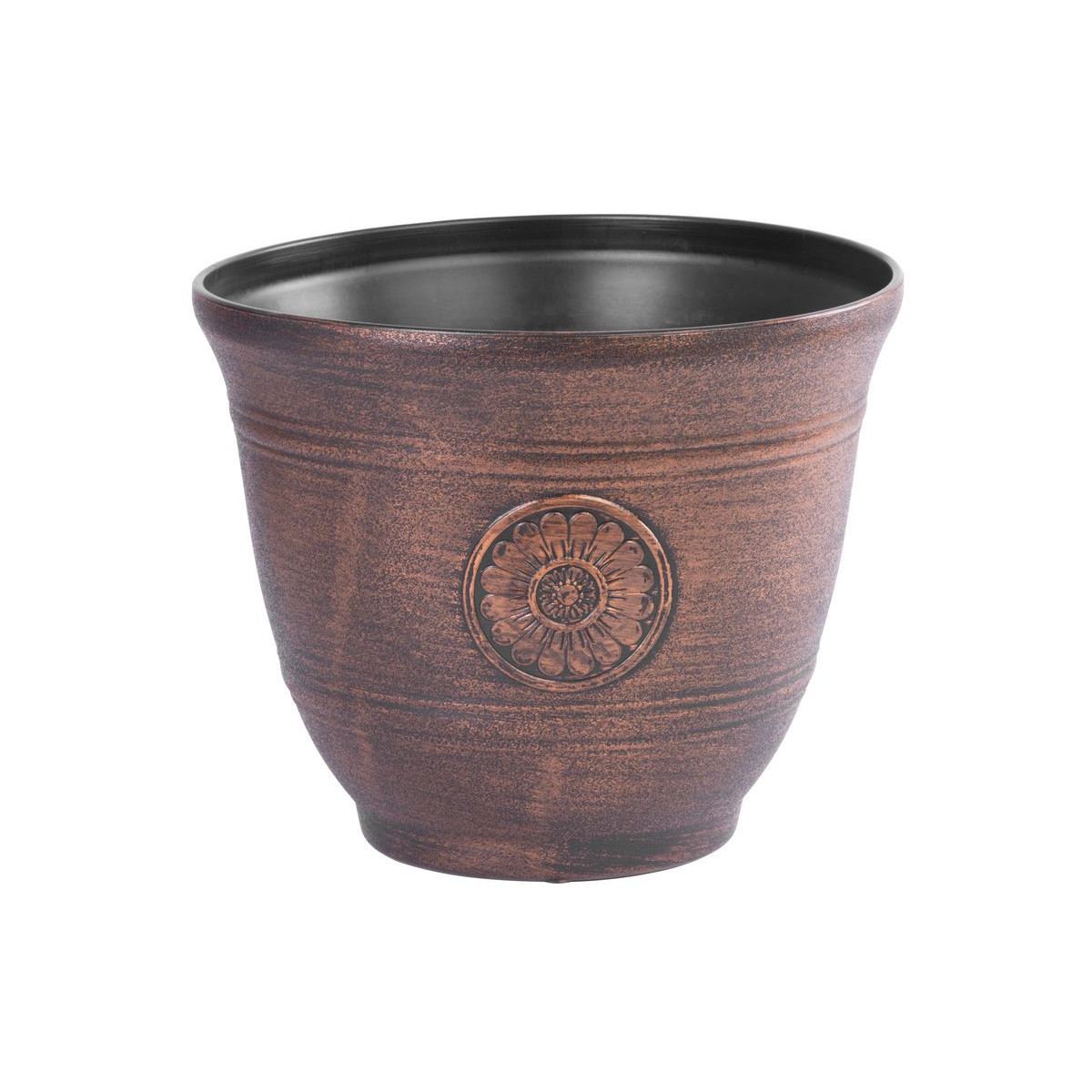 Oale de flori de calitate cu efect metalic, aspect cupru 25x30 cm