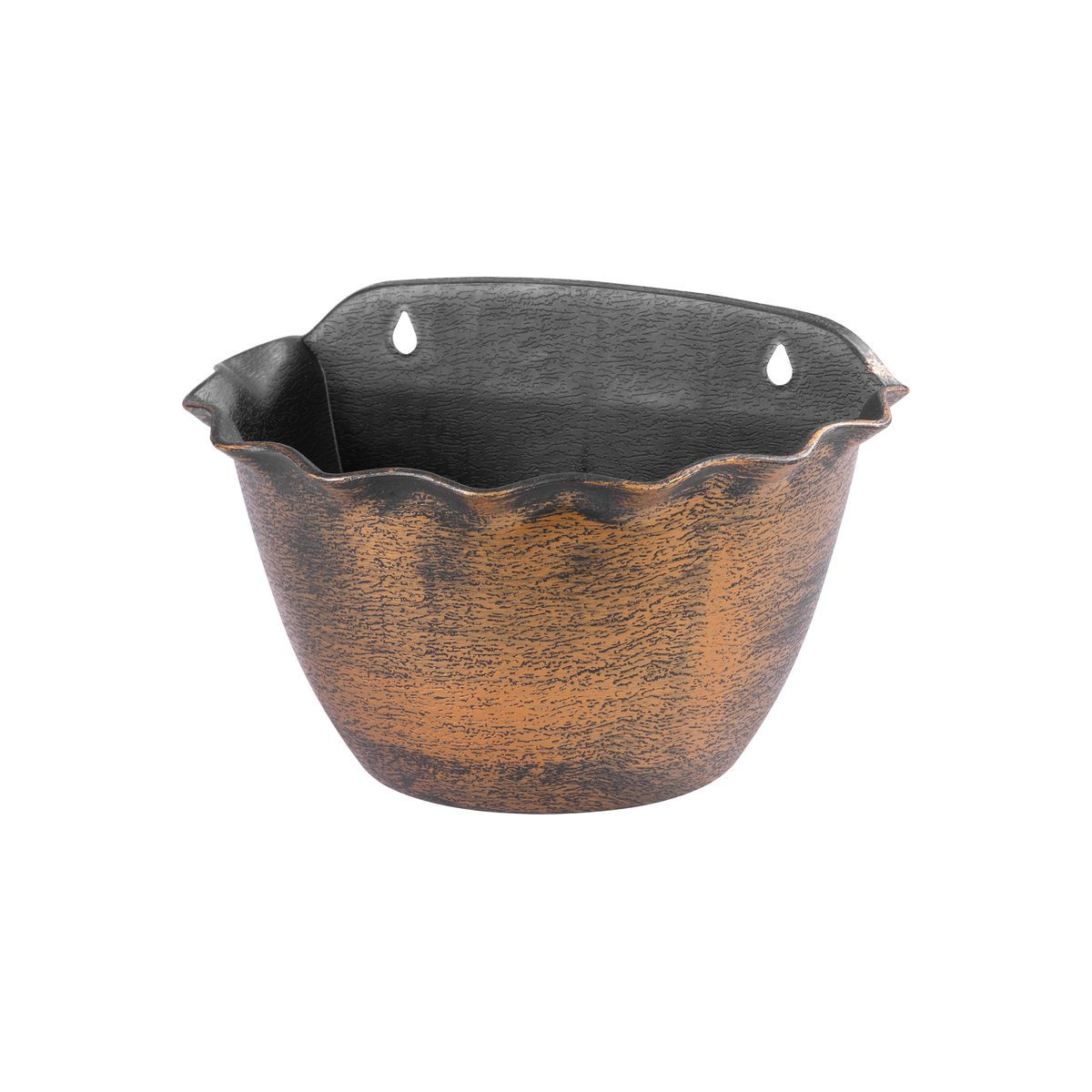 Ghiveci suspendat de culoare aurie