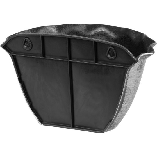 Vaza sammer Pro Wave în culoare argintie, 26x18 cm