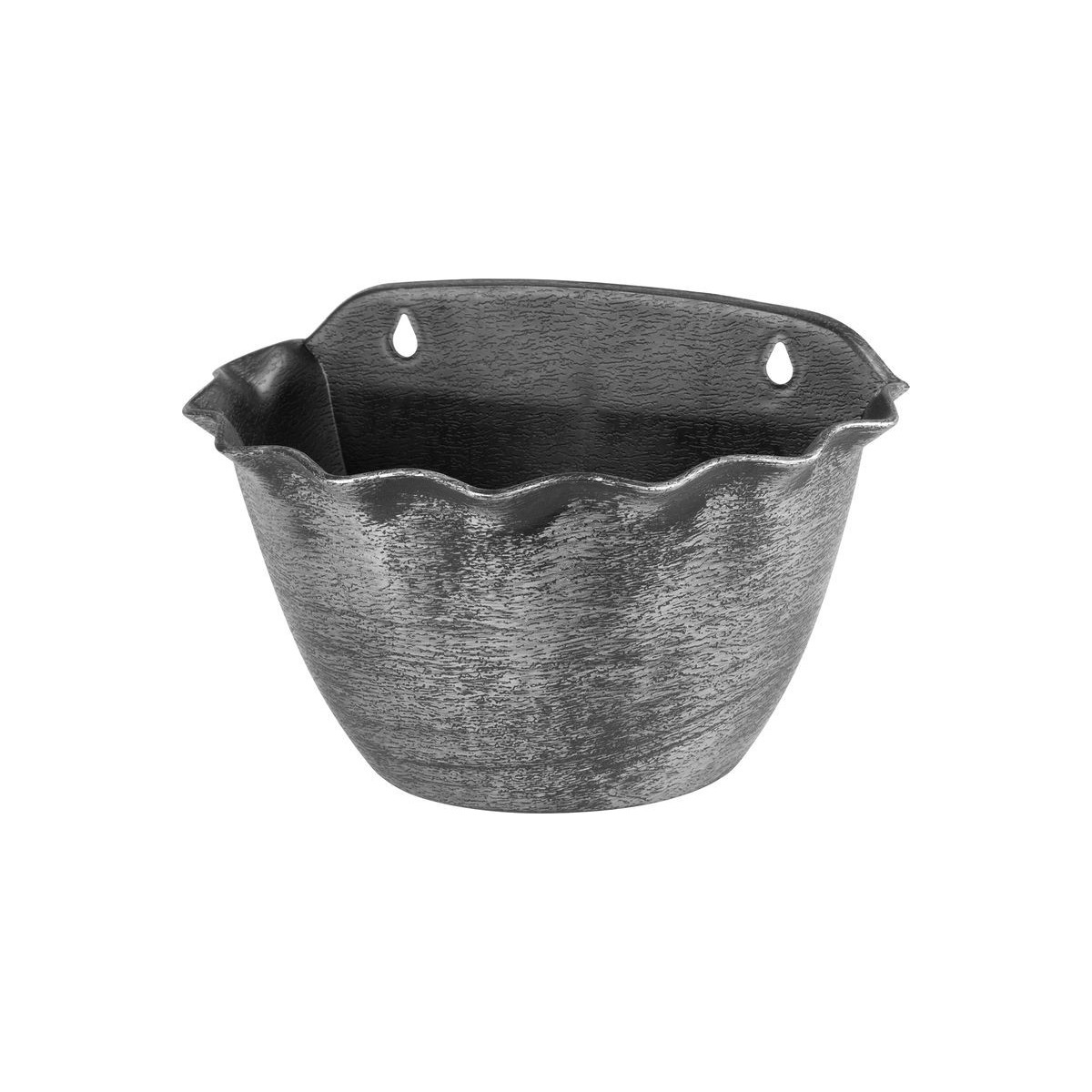 Vaza sammer Pro Wave în culoare argintie, 26x18 cm