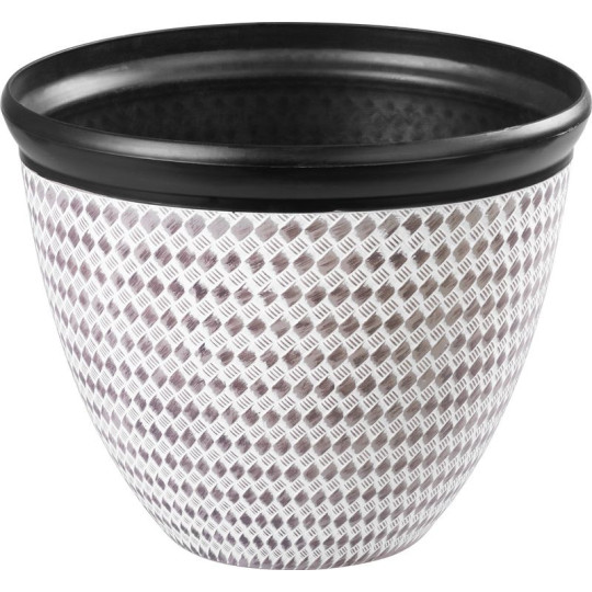 Vazon cu model în culoarea maro, 37x30 cm