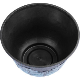 Ghivece de culoare gri-albastru, 30x19 cm