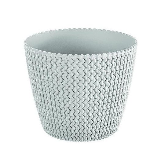 Ghivece de calitate de culoare albă, 157/132 mm, 1,7 litri.