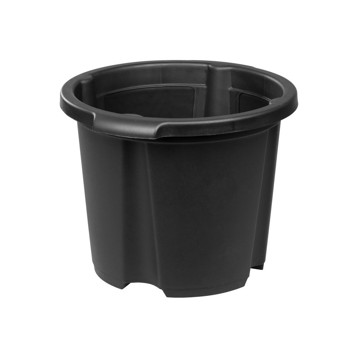 Vază pentru cartofi de culoare neagră, 35x28 cm