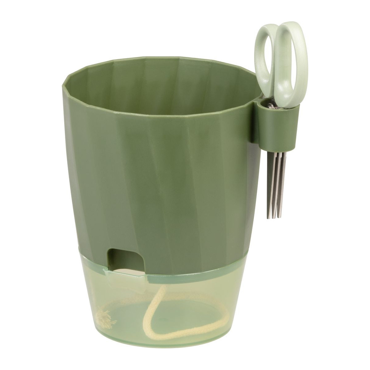 Ghiveci pentru cultivarea plantelor aromatice cu foarfece, 15,5x12,5x16 cm