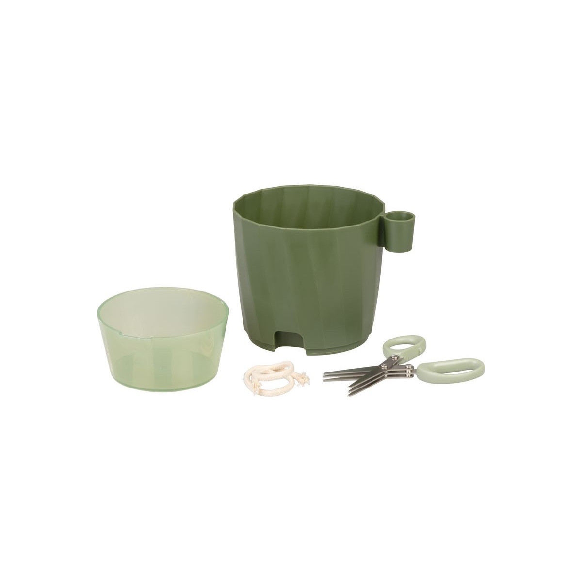 Ghiveci pentru cultivarea plantelor aromatice cu foarfece, 15,5x12,5x16 cm