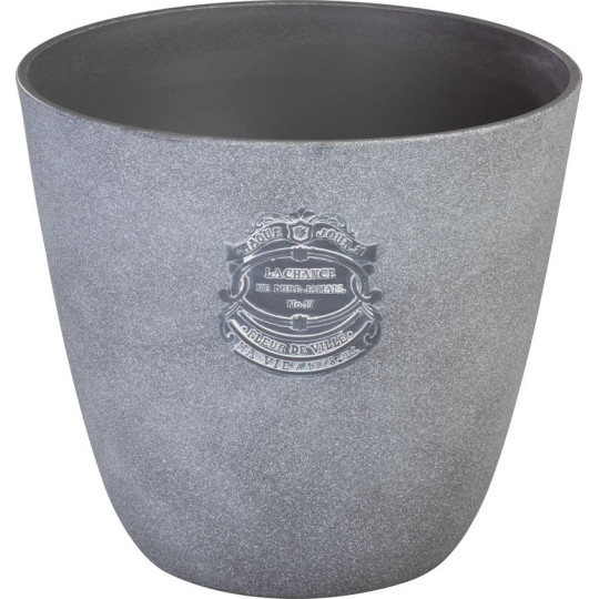 Vazon griș, 28,5x26 cm