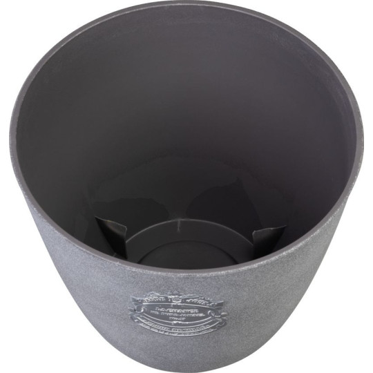 Vazon griș, 28,5x26 cm