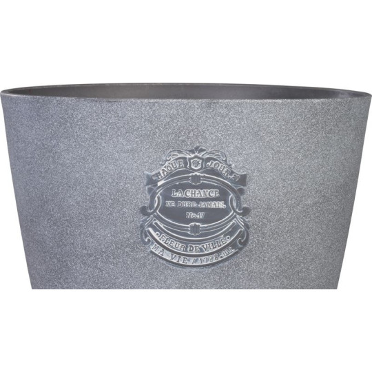 Vazon griș, 28,5x26 cm