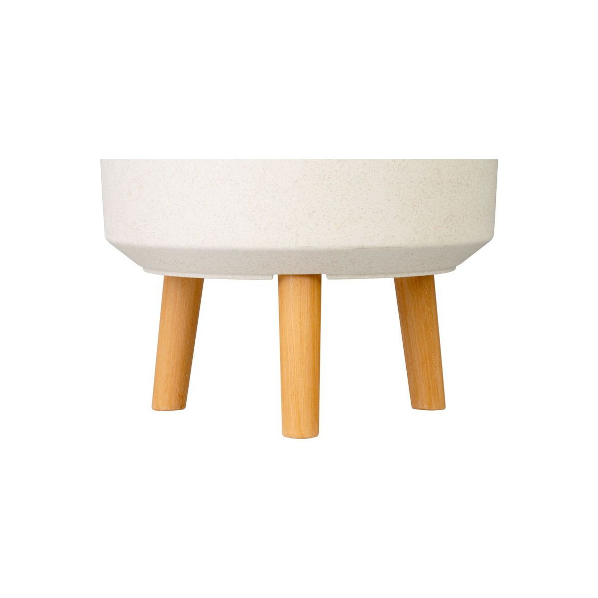 Ghiveci elegant pentru fiecare grădină, de culoare albă, 30x30x37 cm