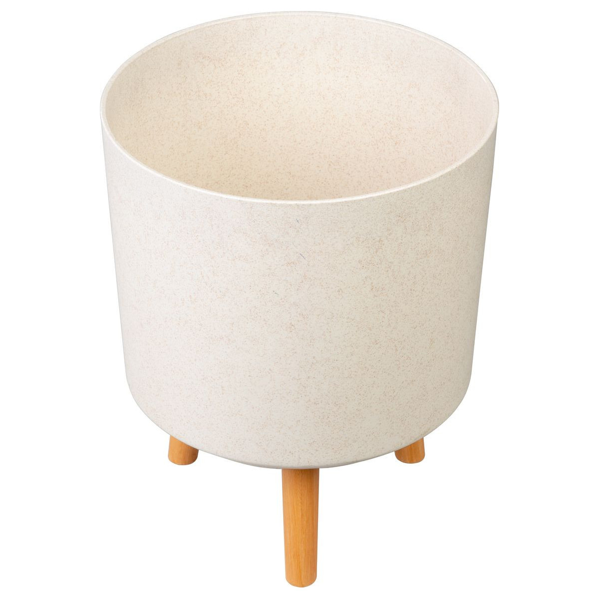 Ghiveci elegant pentru fiecare grădină, de culoare albă, 30x30x37 cm