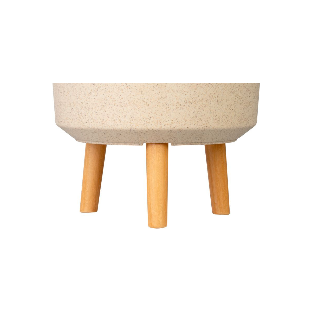 Vază, culoare fibre de bambus, 30x30x37 cm