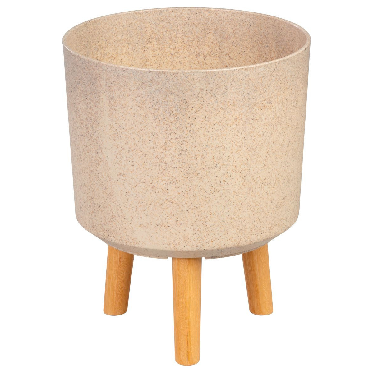 Vază într-o nuanță de fibră de bambus, 24,5x24,5x31 cm