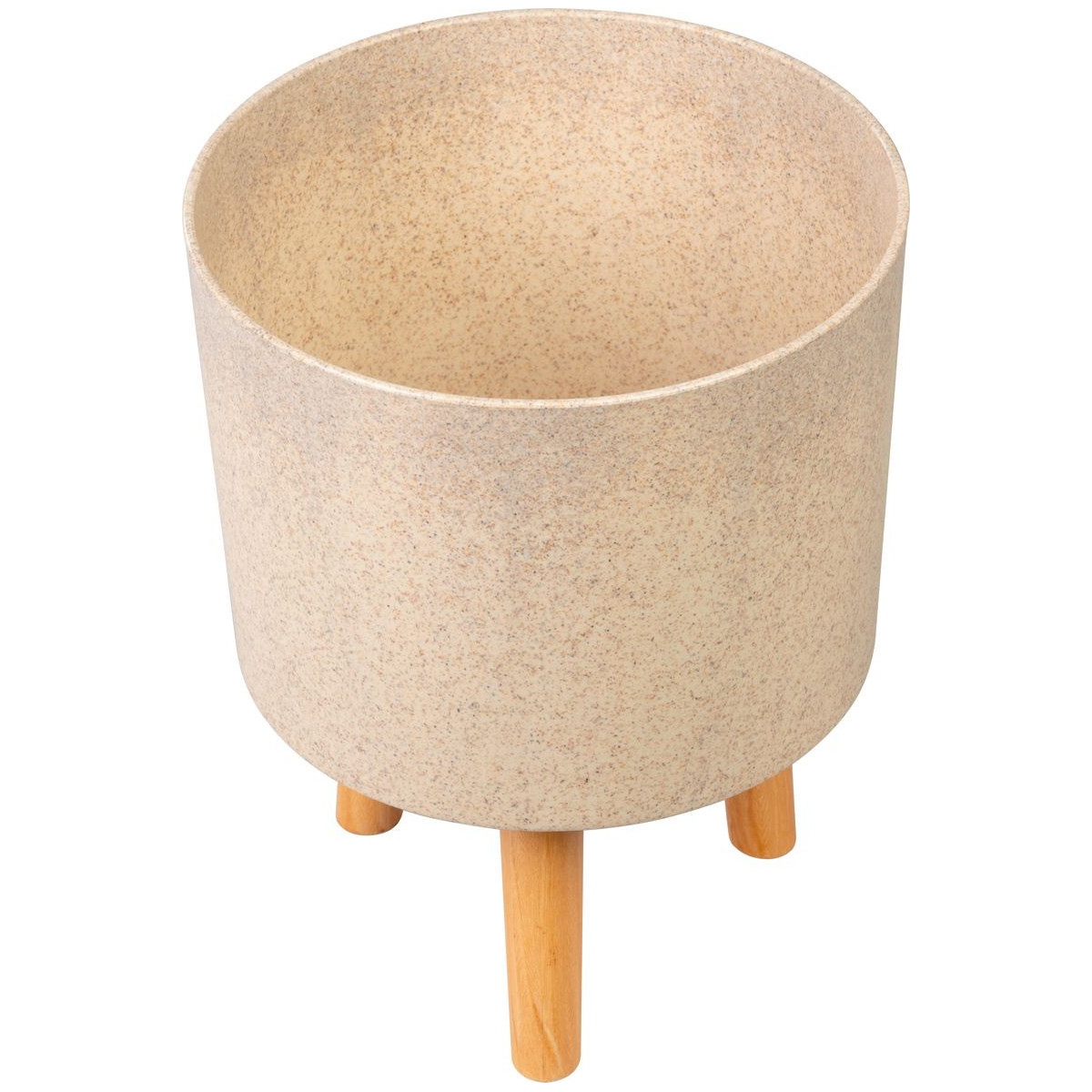 Vază într-o nuanță de fibră de bambus, 24,5x24,5x31 cm