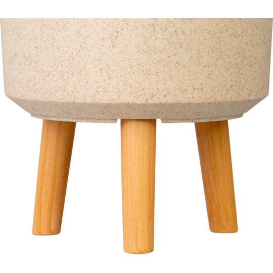 Vază într-o nuanță de fibră de bambus, 24,5x24,5x31 cm