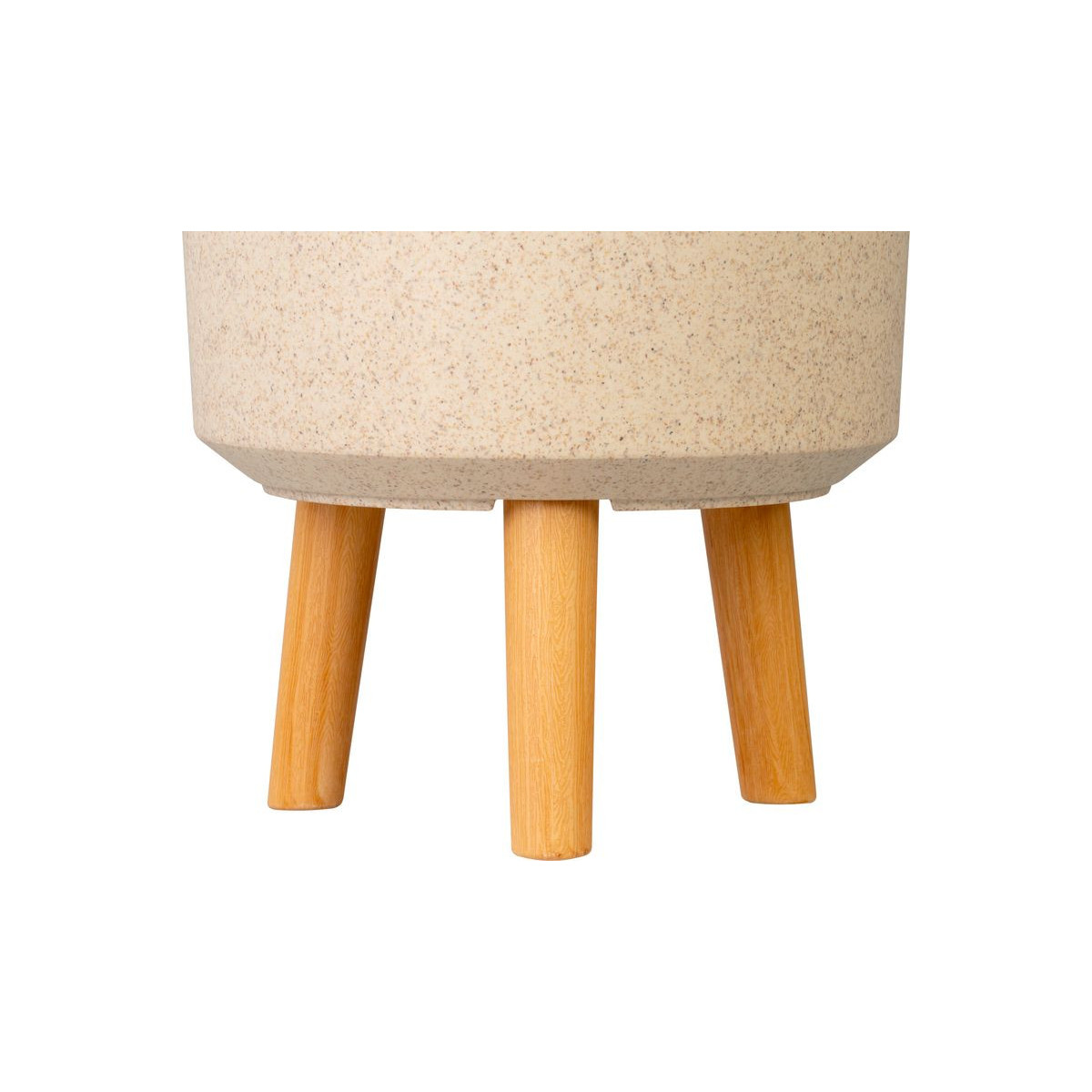 Vază într-o nuanță de fibră de bambus, 24,5x24,5x31 cm