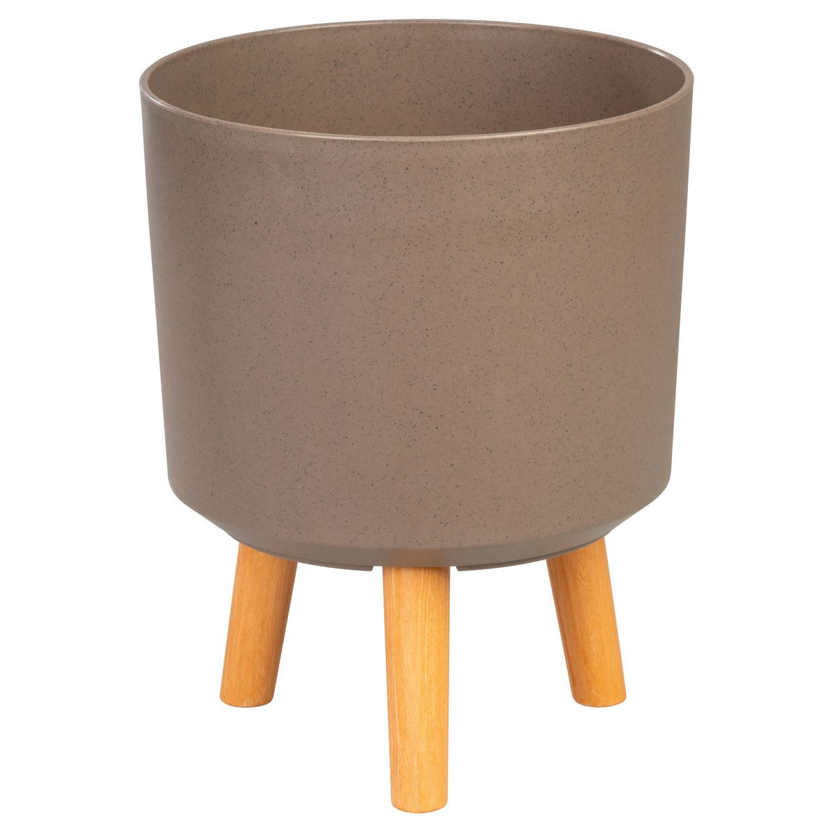 Vaza, culoare Pudră de cafea, 24,5x24,5x31 cm