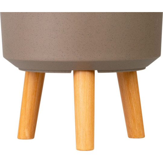 Vaza, culoare Pudră de cafea, 24,5x24,5x31 cm