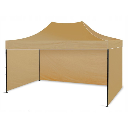 Tenda mare cu structură tip foarfecă de culoare bej 3x6