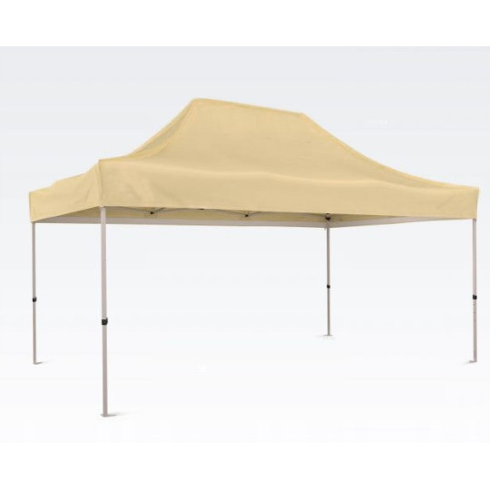 Tenda mare cu structură tip foarfecă de culoare bej 3x6