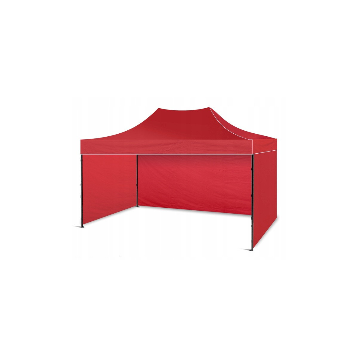 3x6 cort de cortină pliabilă ieftin de culoare roșie