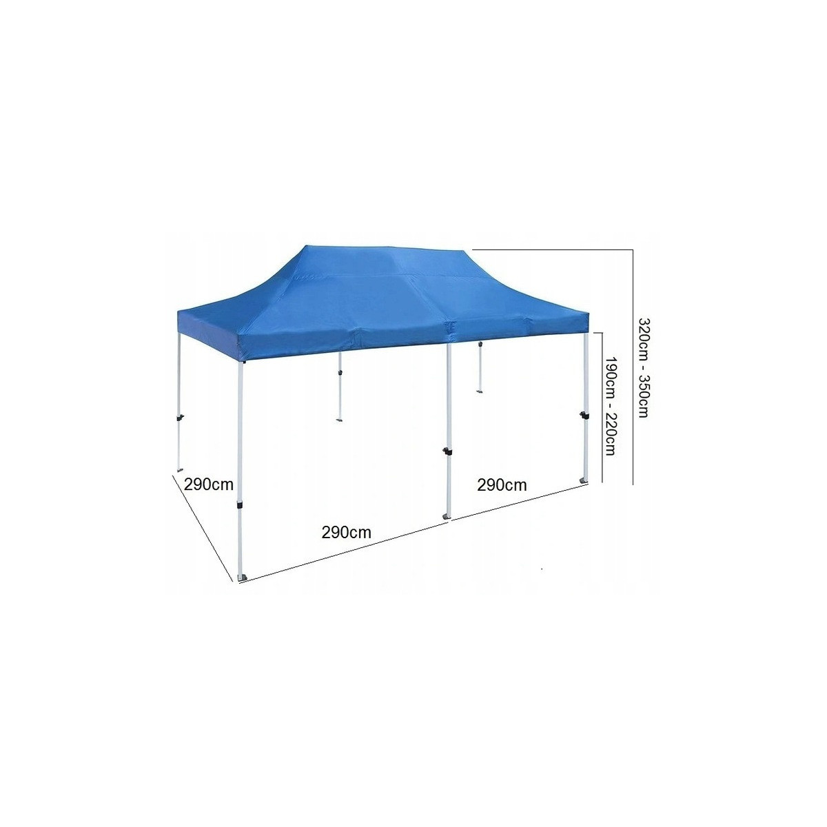 3x6 cort de cortină pliabilă ieftin de culoare roșie