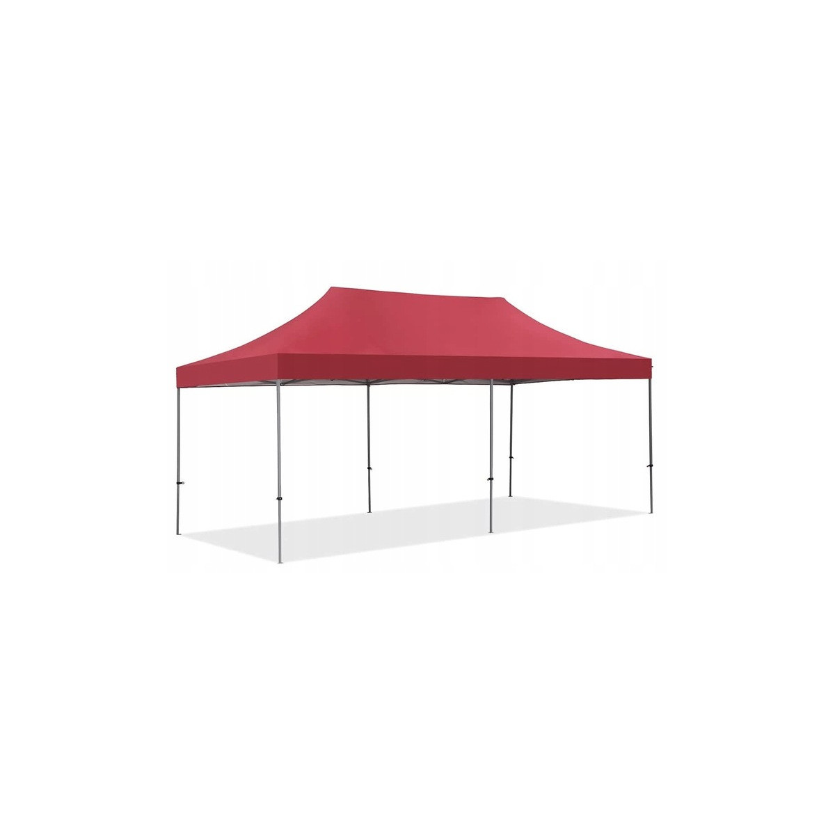 3x6 cort de cortină pliabilă ieftin de culoare roșie