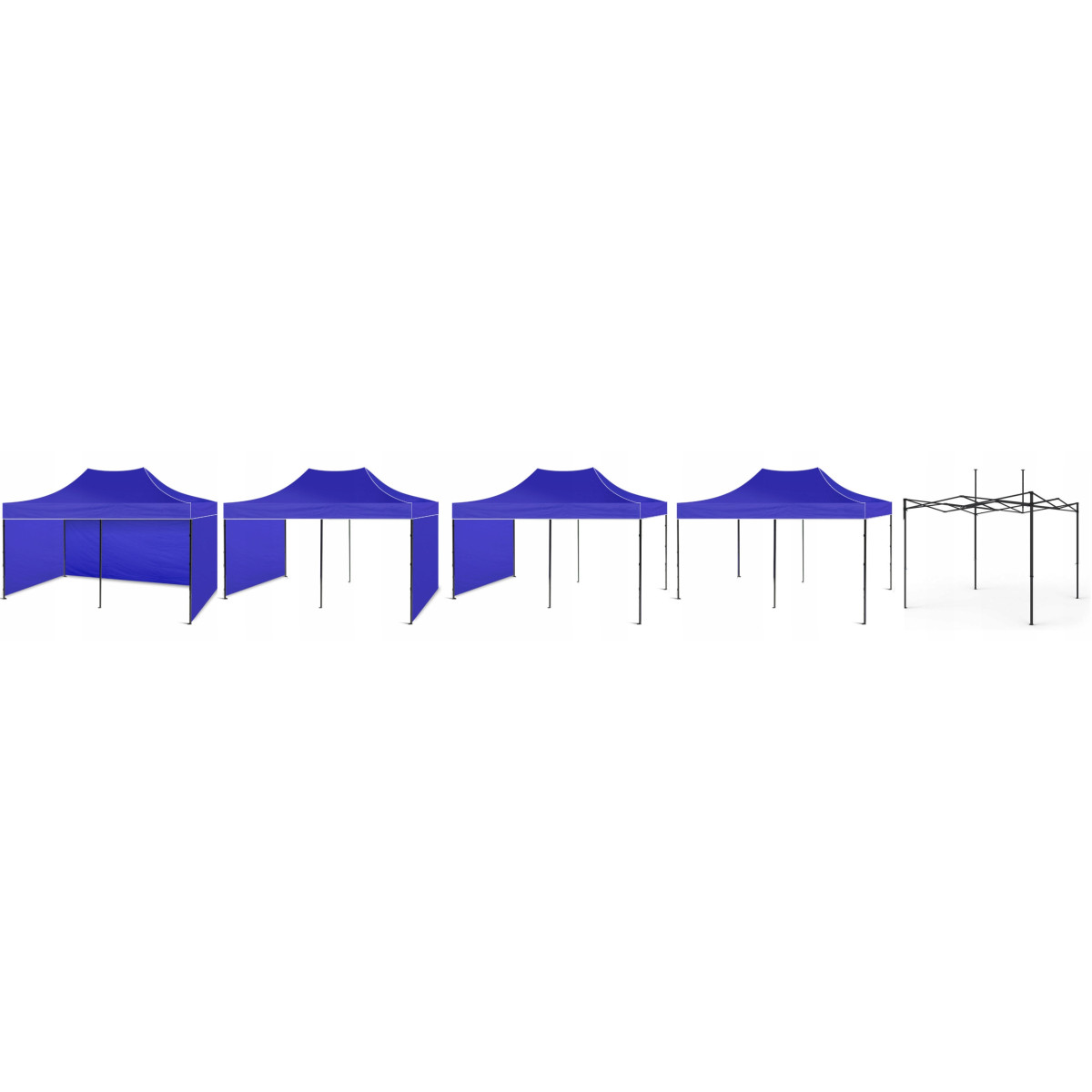 Corturi zăbrele extra puternice de culoare albastră cu dimensiunea 3x6