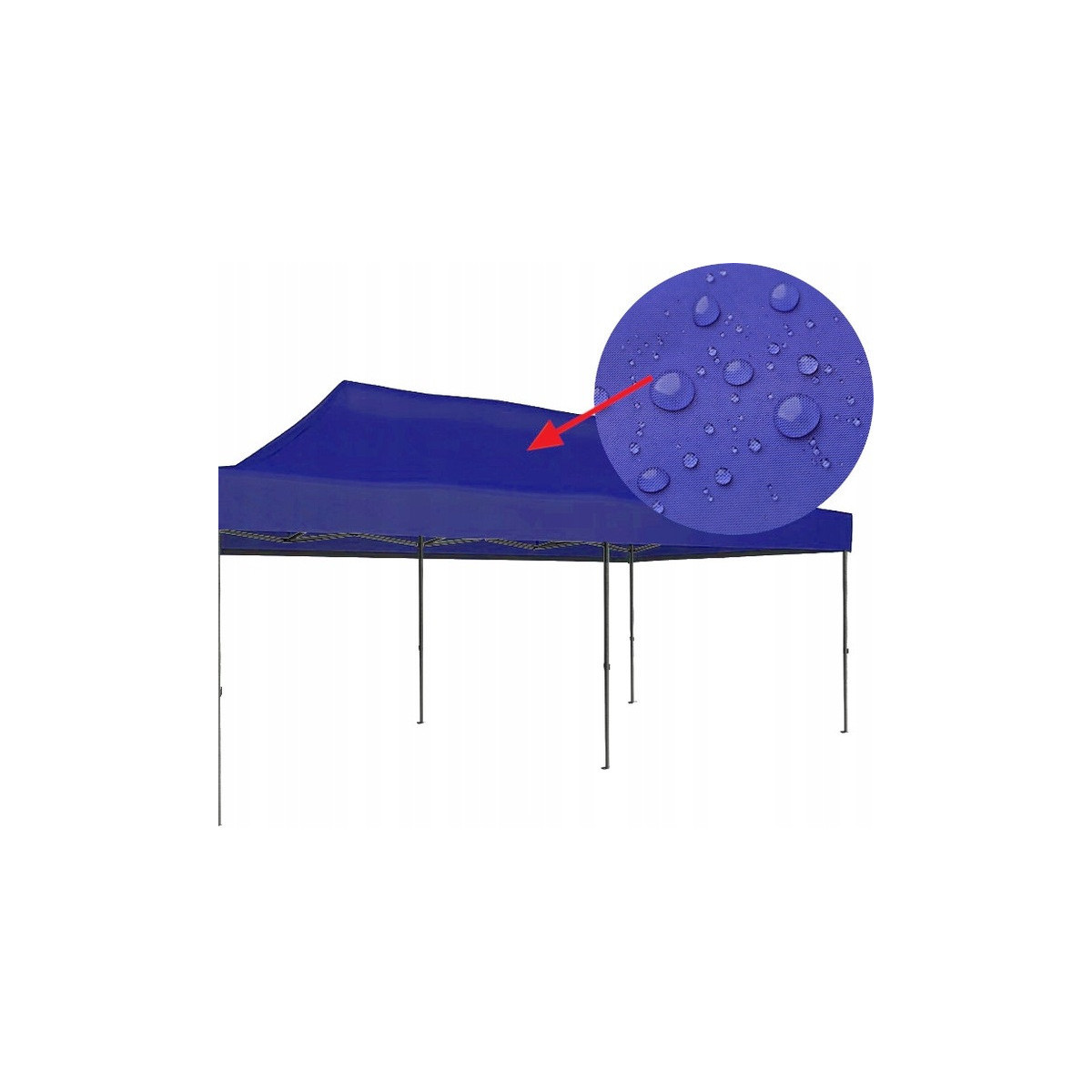 Corturi zăbrele extra puternice de culoare albastră cu dimensiunea 3x6