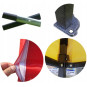 Cortina cu sistem de deschidere rapidă, tip evantai, PREMIUM, de culoare gri, 3x4,5 m