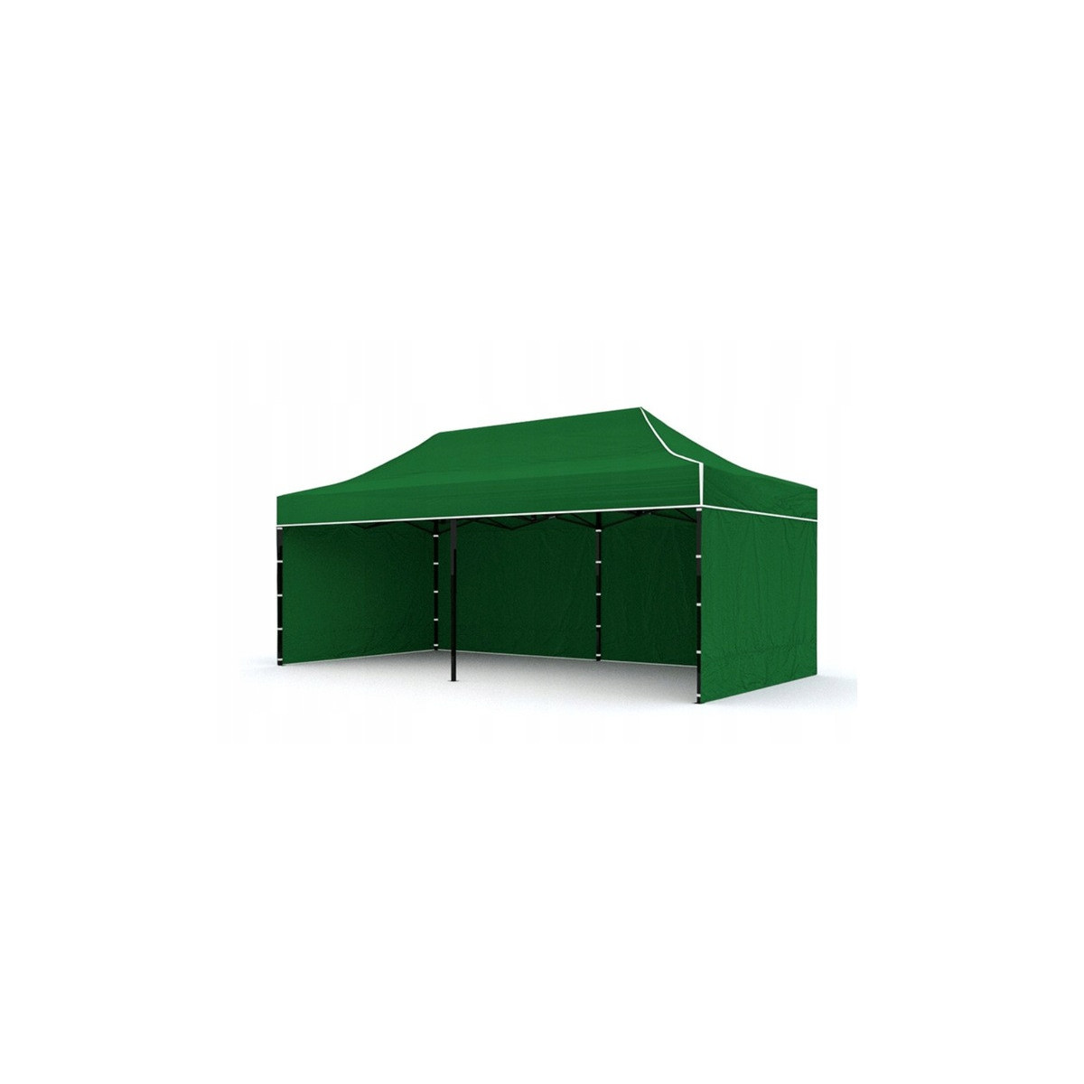Stan de petrecere pentru grădină, de culoare verde PREMIUM 3x6 m – acoperiș gros 820D, 49 kg
