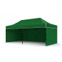 Stan de petrecere pentru grădină, de culoare verde PREMIUM 3x6 m – acoperiș gros 820D, 49 kg