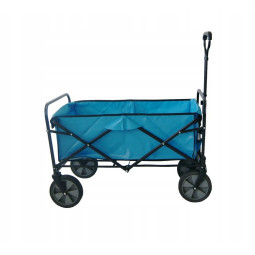 Cărucior de plajă turistic 145L de culoare albastră