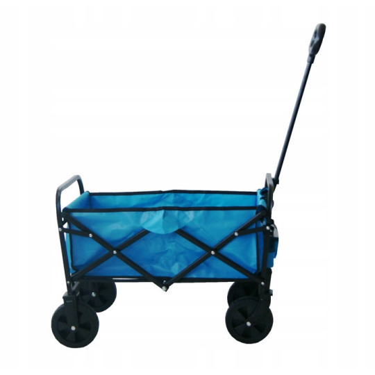 Cărucior pentru grădină de culoare albastră 120L 100 kg