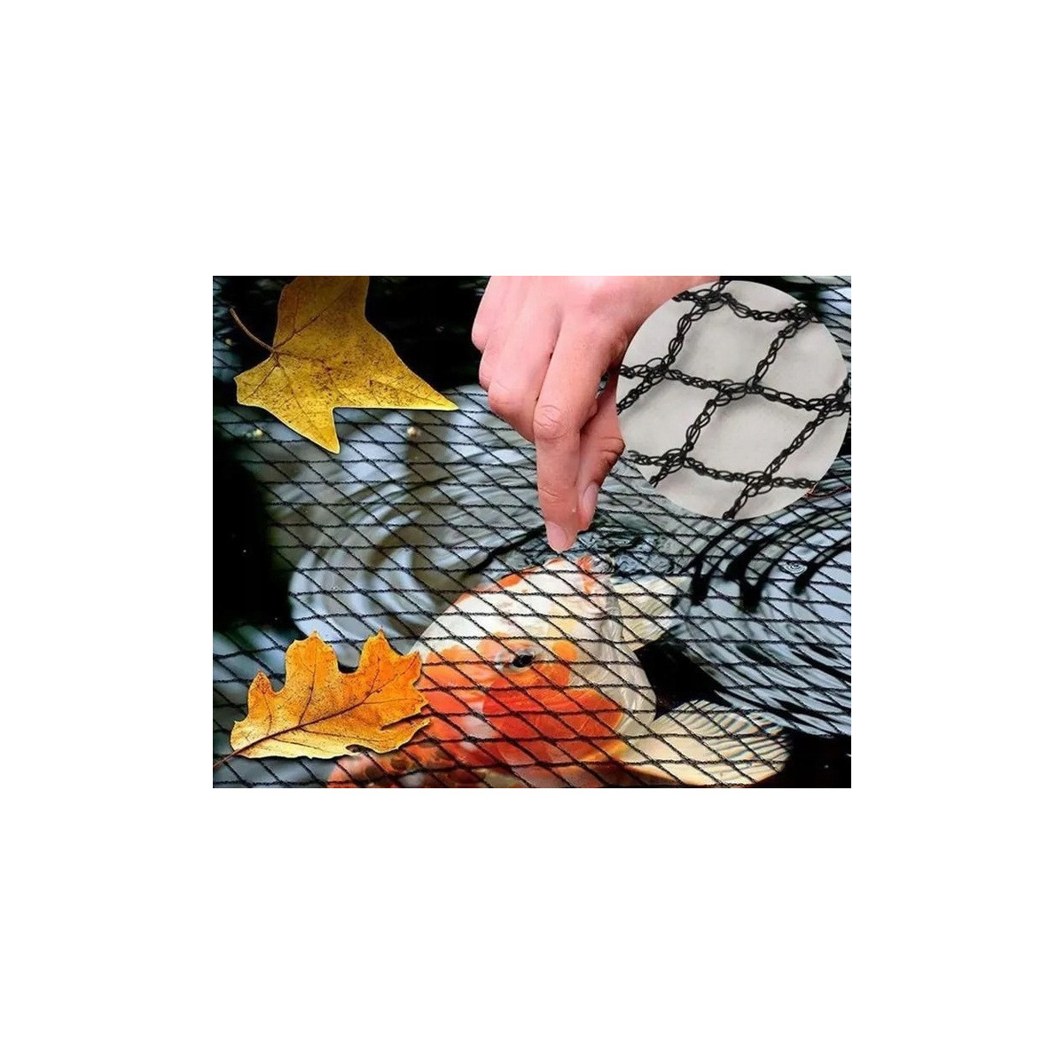 Rețea de protecție pentru pomi fructiferi și arbuști – 8x20 m, neagră