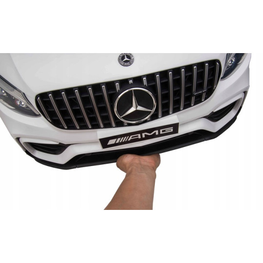 Mașină electrică pentru copii Mercedes-Benz GLC63S AMG neagră cu telecomandă