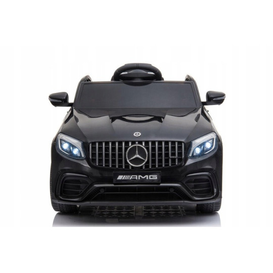 Mașină electrică pentru copii Mercedes-Benz GLC63S AMG neagră cu telecomandă