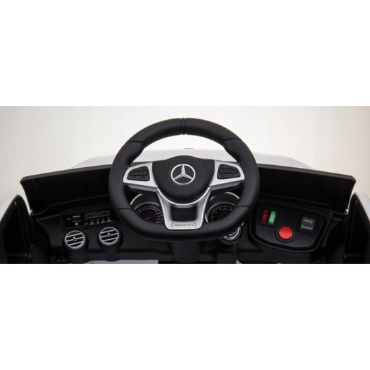 Mașină electrică pentru copii Mercedes-Benz GLC63S AMG neagră cu telecomandă