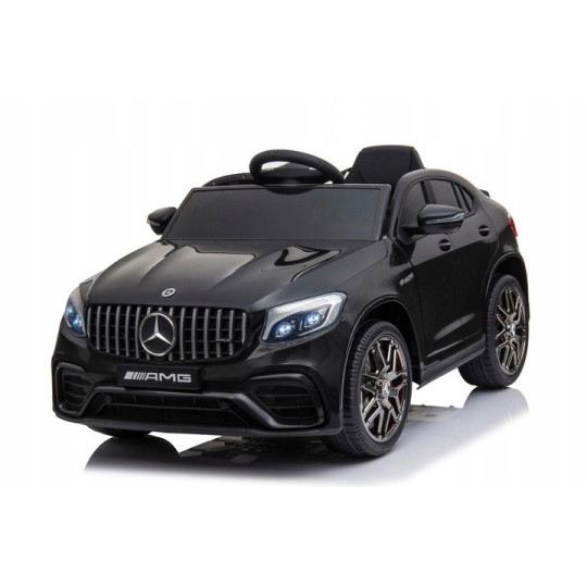 Mașină electrică pentru copii Mercedes-Benz GLC63S AMG neagră cu telecomandă