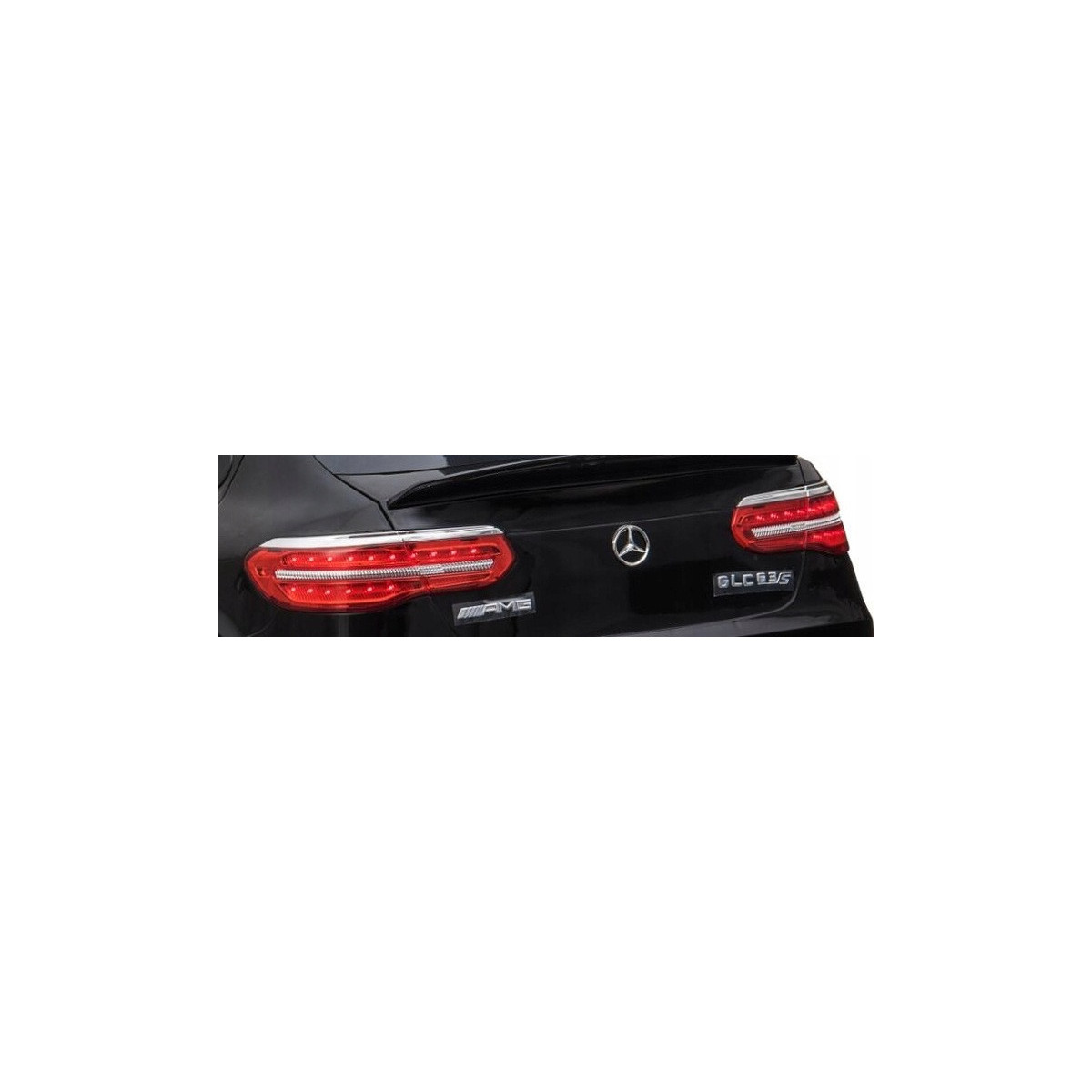 Mașină electrică pentru copii Mercedes-Benz GLC63S AMG neagră cu telecomandă