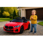 Mașină electrică pentru copii BMW M4 în culoarea roșie cu comandă la distanță