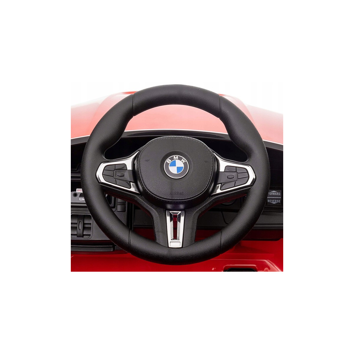 Mașină electrică pentru copii BMW M4 de culoare neagră cu telecomandă