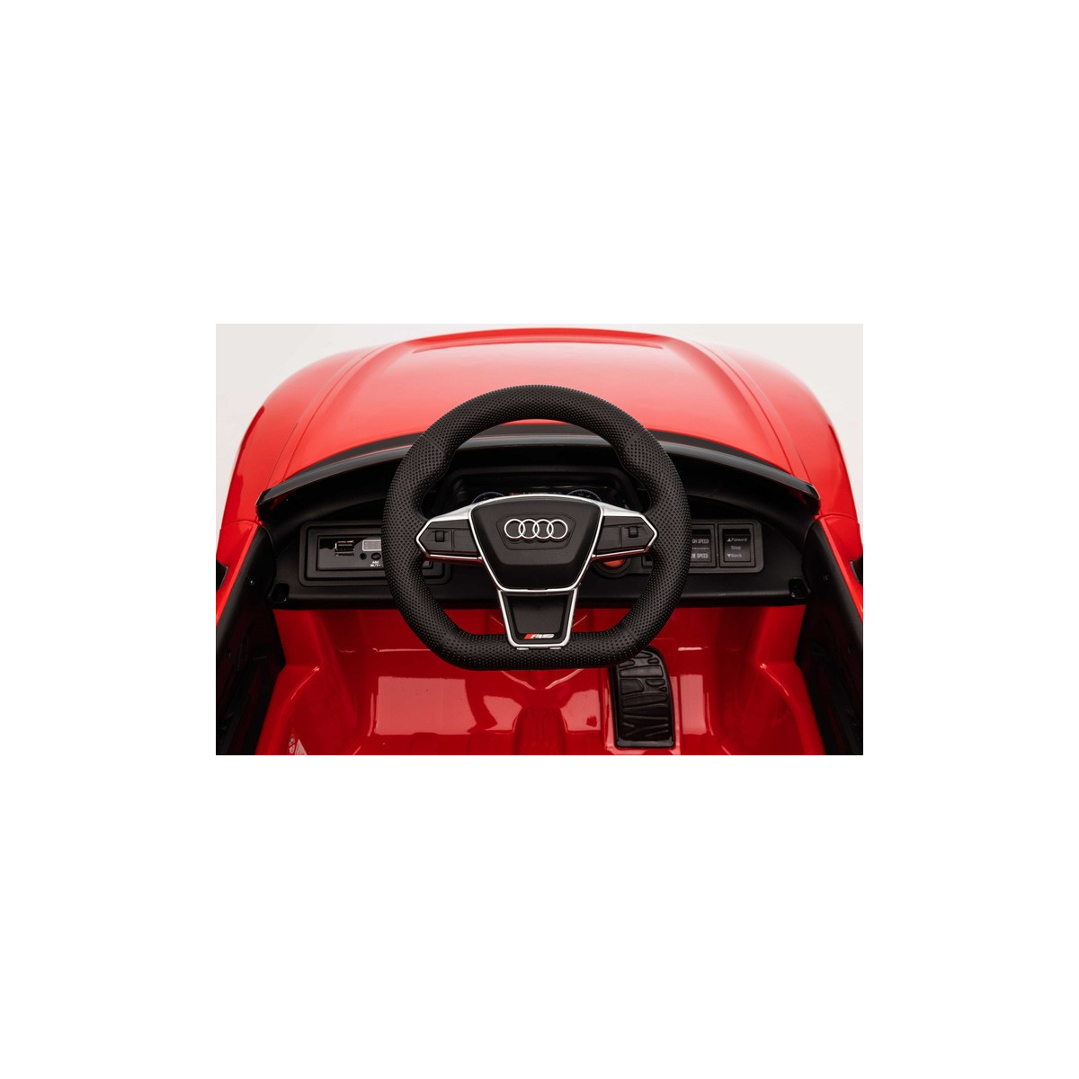 Mașină electrică pentru copii Audi RS e-tron GT 4x4 de culoare roșie